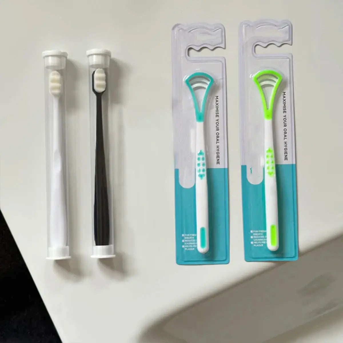ORALIX - Nano Toothbrush & Tongue Cleaner Bundle oralix