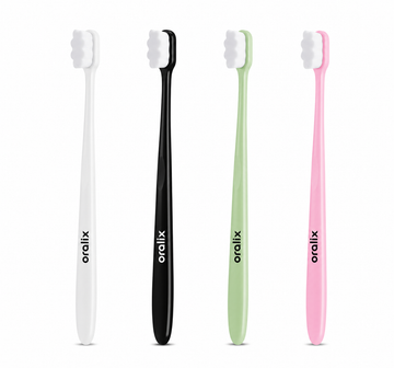 ORALIX Nano Toothbrush 4 PCS Bundle with Travel Case