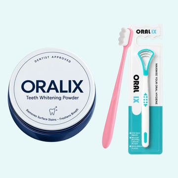 ORALIX 3-in-1 Teeth Whitening & Oral Care Bundle {{Oralix Pakistan}}